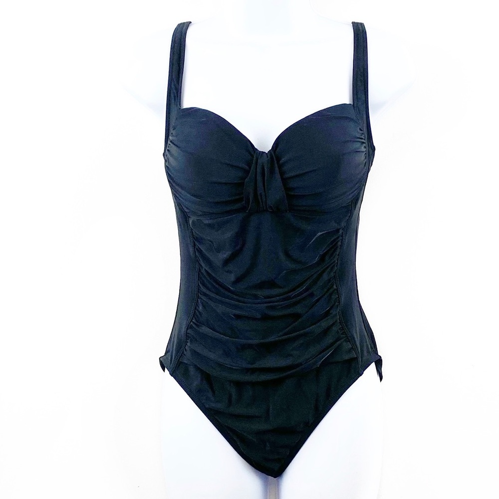 LA BLANCA Women’s‎ Size 8 Black One-Piece Swimsuit